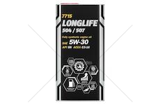 Motorový olej -  5w30 mannol 7715 longlife 504/507 (7715 o.e.m. for vw, audi, skoda) 5l 7715-5
