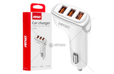 Nabíječka do auta 3x USB-A 3.1A 12/24V AMiO-03885
