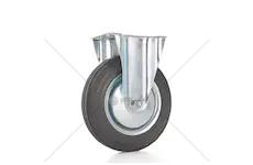 Náhradní otočné kolečko gumové s brzdou 125mm GEKO