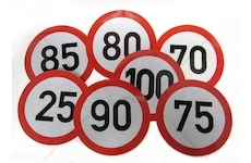 Nálepka rychlosti 90 km reflexní 937795090eu_A