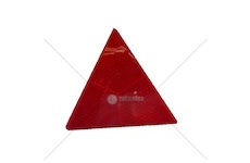 Odrazka trojúhelníková červená na šrouby