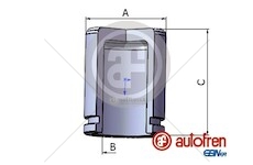 Pestík brzdového třmenu fiat ducato 06> přední citroen jumper/peugeot boxer 02> [ø 48 ] d025226