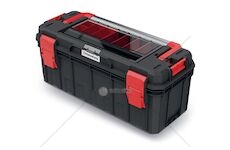 Plastový kufr, box na nářadí KXSA6530F X-BLOCK SOLID TOOLBOX ALU LOG KISTENBERG