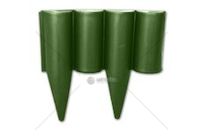 Plastový obrubník - palisáda 2,5m, 225mm, zelená PALGARDEN