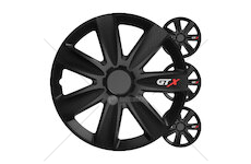 Poklice GTX 15” černý karbon sada 4ks COLOR BOX