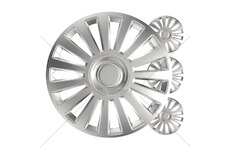 Poklice Luxury 16” stříbrná sada 4ks COLOR BOX