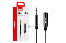 Prodlužovací kabel AUX Mini Jack 3,5 mm samec na 3,5 mm samice 2 m AMiO-04296