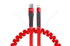 Pružinový kabel USB+Apple lightning 1.2m FullLINK UC-13