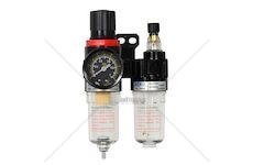 Regulátor tlaku s filtrem a manometrem a přim. oleje 1/4