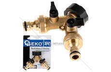 Rozdělovač na kohoutek 2-cestný, vnitřní závit 3/4