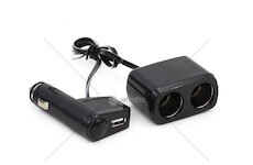 Rozdvojka autozapalovače + USB SOC1