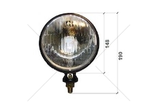 Světlomet hlavní 12v/24v 4w 148mm s parkovacím světlem , traktor 40421003_A