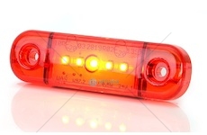 Svítilna poziční boční červená 5-LED W97.2/712
