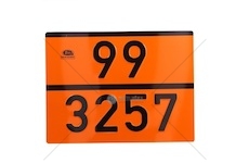 Tabulka nebezpečný náklad bez rámu  99/3257