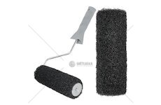 Váleček na stěrky a tmely 18 cm s rukojetí + náhradní váleček - GEKO