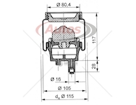 Vlnovec pérování kabiny přední rvi premium dxi, kerax, midlum dxi 0097382_A