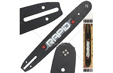 Vodící lišta na řetězovou pilu 14" 3/8" 1,3mm 52z RAPID