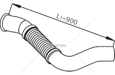 Výfuková trubka DINEX DIN54104