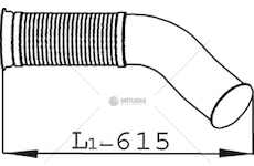 Výfuková trubka DINEX DIN68090