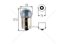 Žárovka 24v 10w ba15s hd otřesuvzdorná heavy duty hella 0107222_A