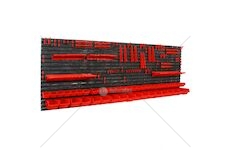 Závěsný organizér/držák 230x78cm, sada 130ks MAR-POL
