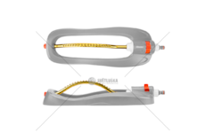 Zavlažovač oscilační Z26, 18 trysek WHITE LINE