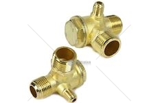 Zpětný trojcestný ventil kompresoru JN-30V, 10mm, 19mm, 21mm MAR-POL