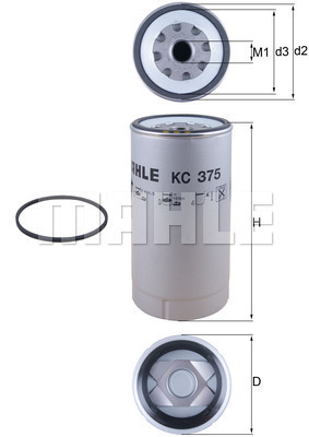Palivový filtr WOSIMAN C-038-1