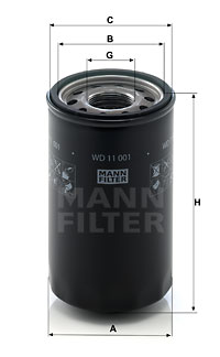 Filtr, pracovní hydraulika SPH9475