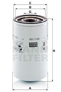 Filtr, pracovní hydraulika SPH9476