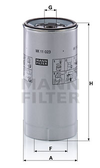 Palivový filtr IVECO 5801620130