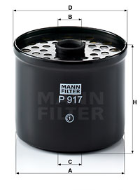 Palivový filtr MAHLE KX23