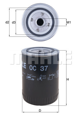 Olejový filtr PKS S88-48-01435-5-5