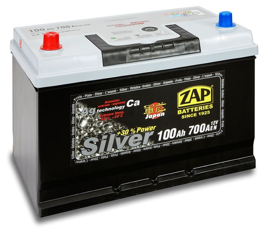 AKUMULATOR 12V 100AH ZAP 700A SILVER ZAP 60072-ZAP