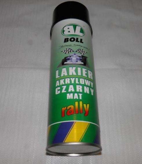 Autolak BOLL 500ml černý matný BOLL 001011