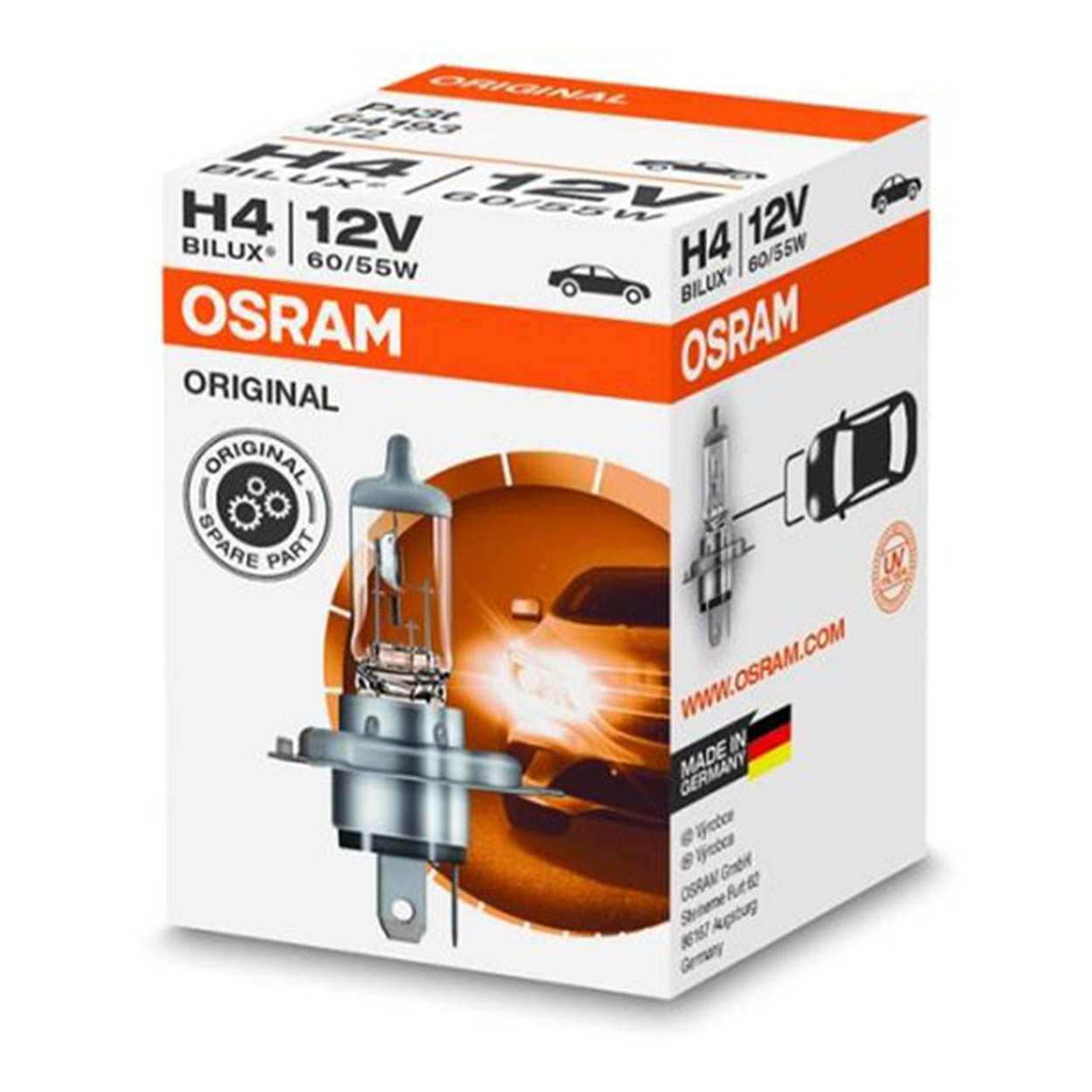 Osram Standard 64193 H4 P43t-38 12V 60/55W