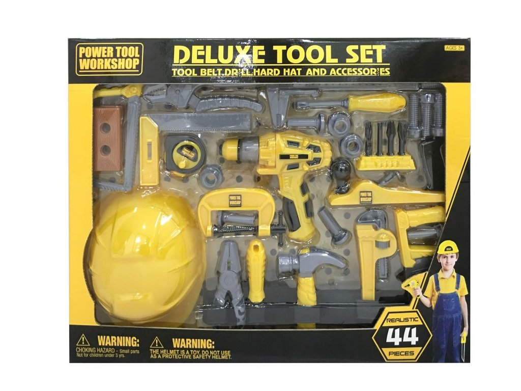 Hračka G21 Dětské nářadí DELUXE TOOLS, 44 dílů, , ,
