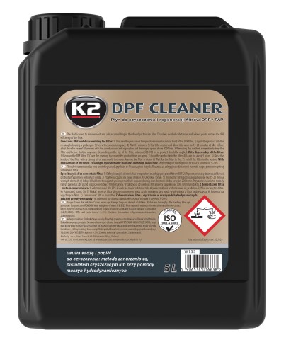 K2 DPF CLEANER 5L - čistič výfuku W155