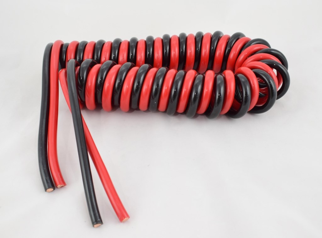 Kabel spirálový 4M 24V bez zástrčky SERTPLAS E4320F40