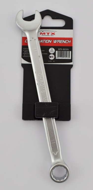 Klíč očko-plochý 11MM leštěný MTX MTX-B0306