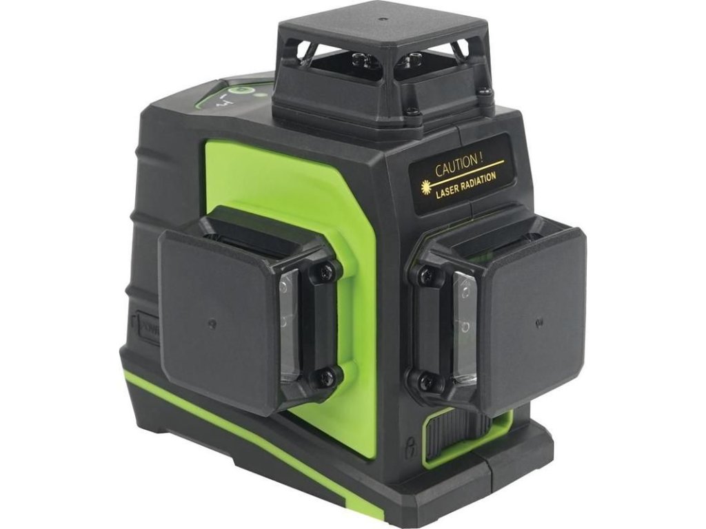 Křížový laser 3D 360° zelený paprsek, samonivelační STREND PRO INDUSTRIAL GF360G 30m/50m