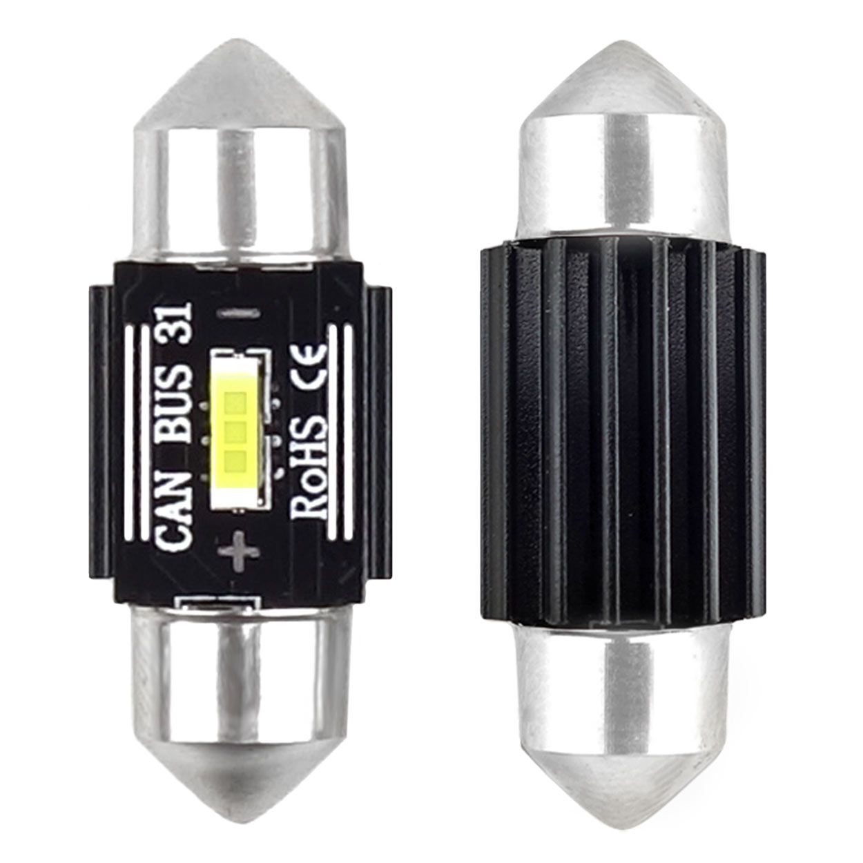 CANBUS LED žárovky 1 x SMD, UltraBright 1860, Festoon 31 mm Bílá, 12 V / 24 V.