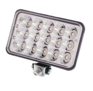 LED Pracovní světlo 15x3W LED 45W 10-30V široké, 165x108x60mm, 1600lm