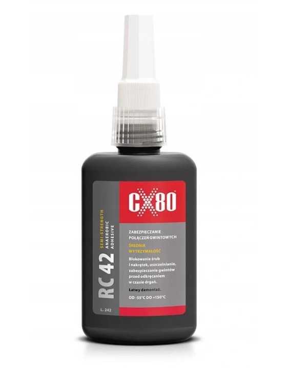 CX80 Zajišťovač šroubů se střední pevností RC42 50 ml