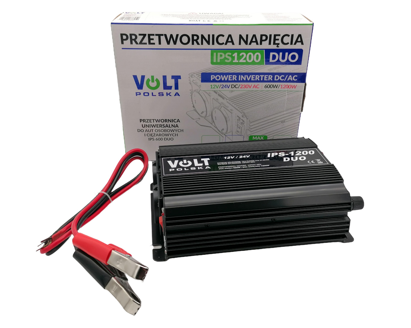 Měnič napětí AC/DC 12V/24V-230V,600W/1200W