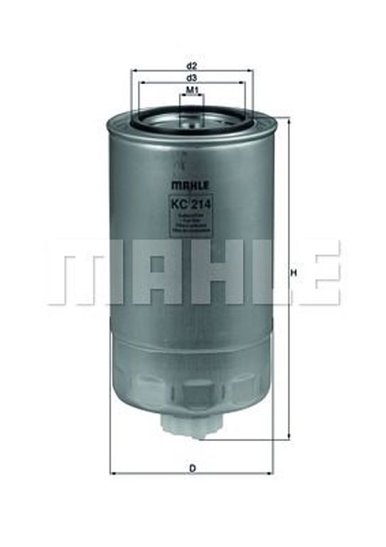 Palivový filtr MAHLE KC 214