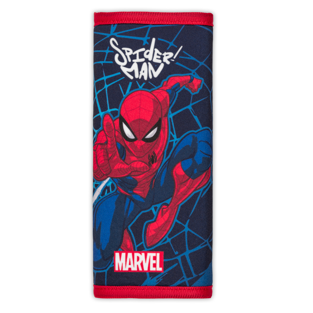 SEVEN Polstrování bezpečnostního pásu Spiderman polyester, 1x 9x18 cm
