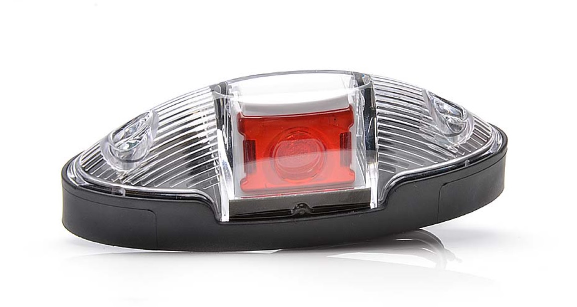 Poziční svítilna LED 820/I červeno-bílá