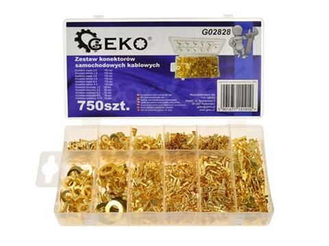Geko Sada automobilových kabelových konektorů 750ks G02828