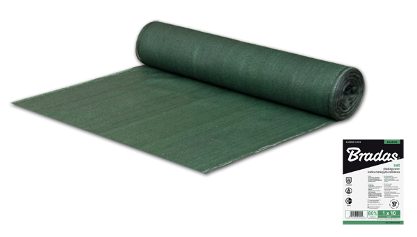 Bradas stínící tkanina 55 % 1,2 x 25 m zelená metráž